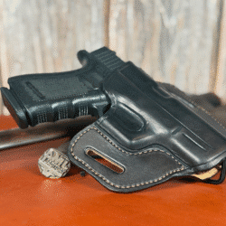 Black Two-Step Pancake Holster