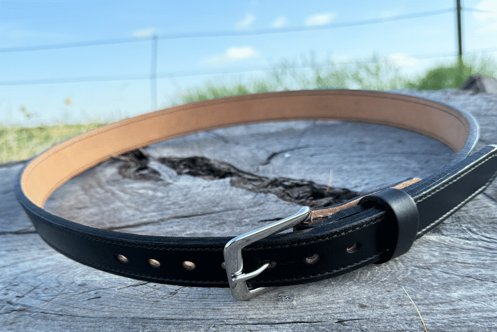 Double Shot Leather Gun Belt