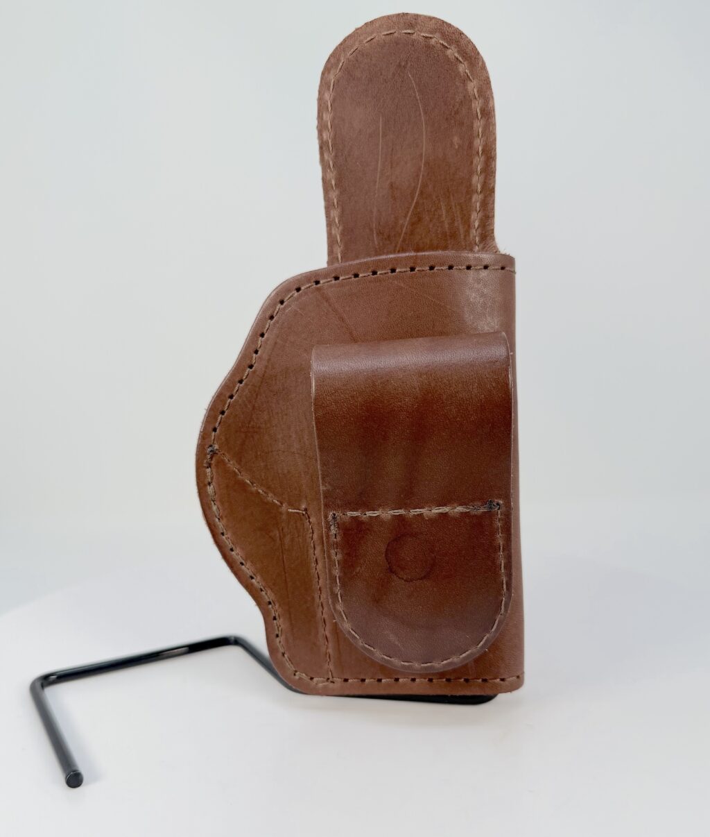 21 - Large Long 2 High Ride Magnetic Holster - Brown - Right IWB - Z4 - Product 1 - Image 2